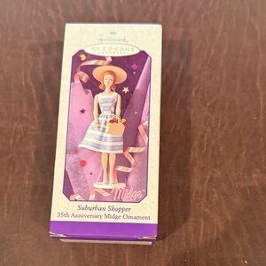 Hallmark Keepsake Midge Ornament - Purple and Cream